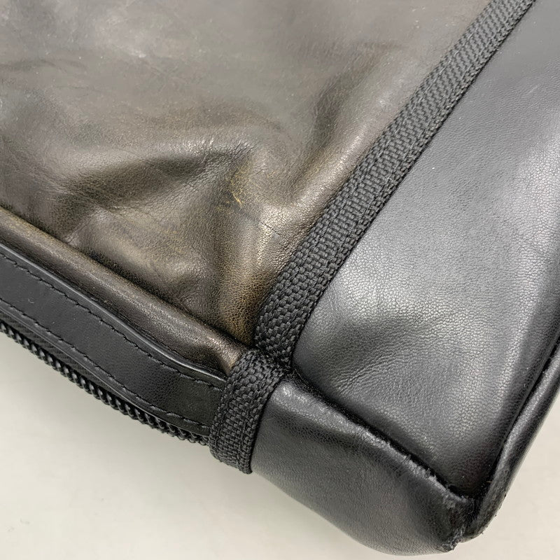 【中古品】【メンズ】 92390DL2 ALPHA BRAVO アルファ ブラボー ANDREWS SLIM LEATHER BRIEF アンドリュース スリム レザー ブリーフ バッグ カバン 鞄 188-260308-ya-12-izu カラー：ブラック 万代Net店