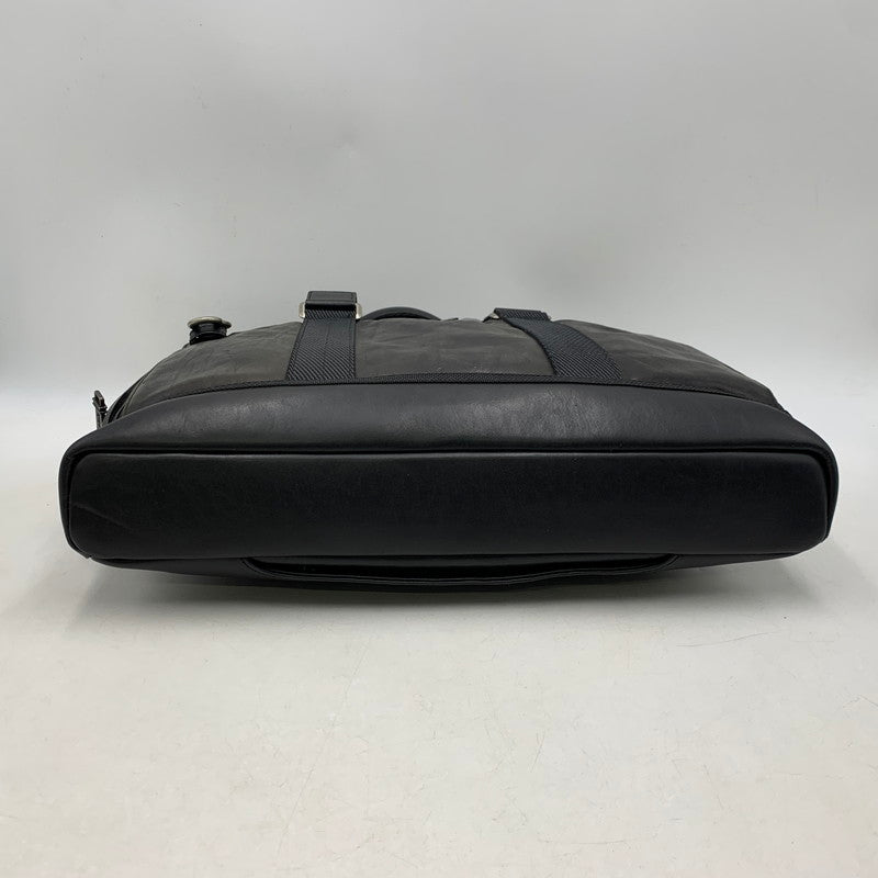 【中古品】【メンズ】 92390DL2 ALPHA BRAVO アルファ ブラボー ANDREWS SLIM LEATHER BRIEF アンドリュース スリム レザー ブリーフ バッグ カバン 鞄 188-260308-ya-12-izu カラー：ブラック 万代Net店