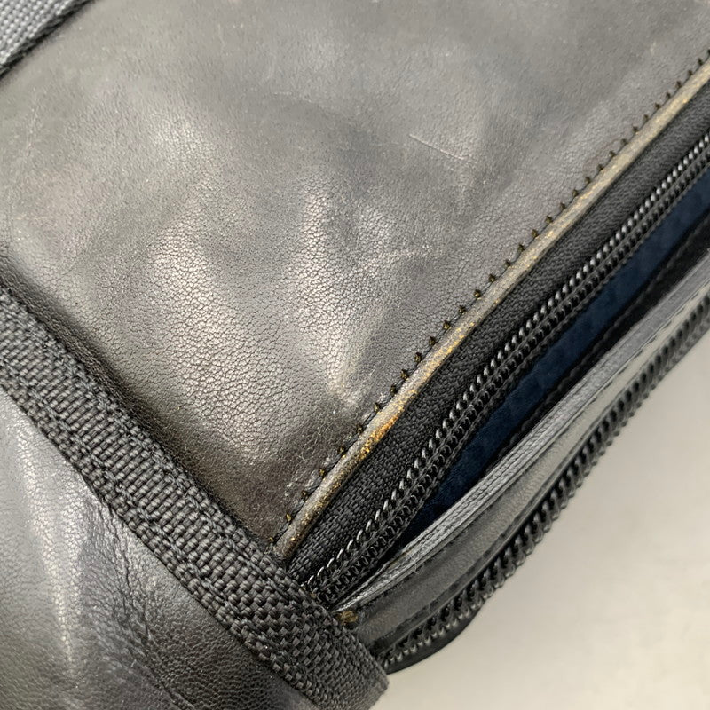 【中古品】【メンズ】 92390DL2 ALPHA BRAVO アルファ ブラボー ANDREWS SLIM LEATHER BRIEF アンドリュース スリム レザー ブリーフ バッグ カバン 鞄 188-260308-ya-12-izu カラー：ブラック 万代Net店