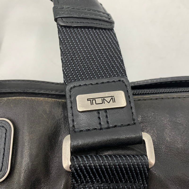 【中古品】【メンズ】 92390DL2 ALPHA BRAVO アルファ ブラボー ANDREWS SLIM LEATHER BRIEF アンドリュース スリム レザー ブリーフ バッグ カバン 鞄 188-260308-ya-12-izu カラー：ブラック 万代Net店