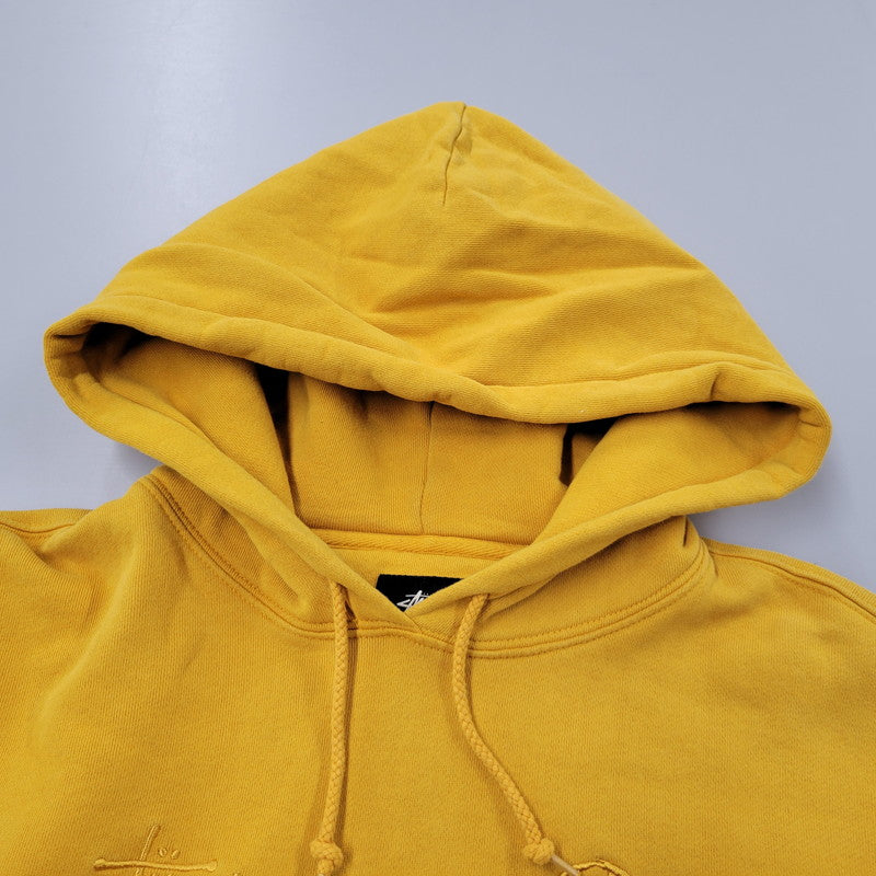 【中古品】【メンズ】 HANDLE WITH CARE HOODIE 218108 フーディー パーカー 長袖 トップス 142-260314-as-19-izu サイズ：S カラー：イエロー 万代Net店