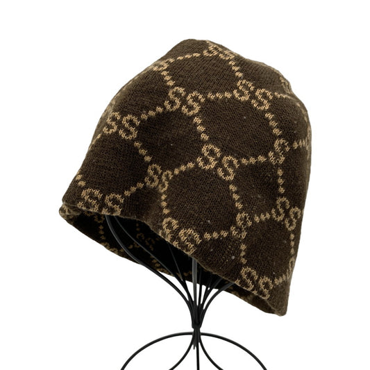【中古品】【メンズ/レディース】 OLD STUSSY オールド ステューシー 紺タグ 90’S SS LINK BEANIE エスエス リンク ビーニー 帽子 185-260309-cs-11-izu サイズ：F カラー：ブラウン 万代Net店