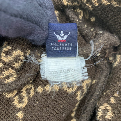 【中古品】【メンズ/レディース】 OLD STUSSY オールド ステューシー 紺タグ 90’S SS LINK BEANIE エスエス リンク ビーニー 帽子 185-260309-cs-11-izu サイズ：F カラー：ブラウン 万代Net店
