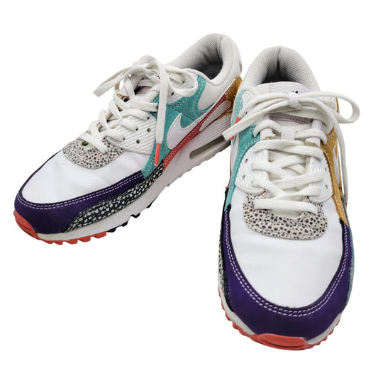 【中古品】【メンズ】 DH5075-100 WOMEN'S AIR MAX 90 SE ウィメンズ エア マックス 90 エスイー スニーカー シューズ 靴 160-260311-cs-19-izu サイズ：27cm カラー：WHITE/WHITE-LIGHT CURRY-HABANERO RED 万代Net店