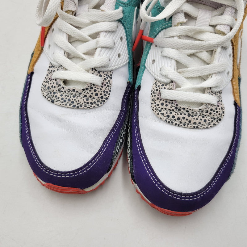 【中古品】【メンズ】 DH5075-100 WOMEN'S AIR MAX 90 SE ウィメンズ エア マックス 90 エスイー スニーカー シューズ 靴 160-260311-cs-19-izu サイズ：27cm カラー：WHITE/WHITE-LIGHT CURRY-HABANERO RED 万代Net店