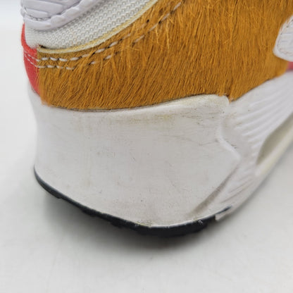【中古品】【メンズ】 DH5075-100 WOMEN'S AIR MAX 90 SE ウィメンズ エア マックス 90 エスイー スニーカー シューズ 靴 160-260311-cs-19-izu サイズ：27cm カラー：WHITE/WHITE-LIGHT CURRY-HABANERO RED 万代Net店