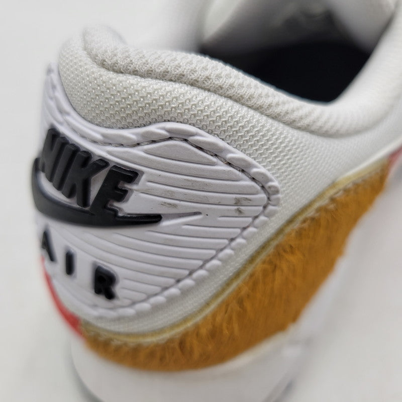 【中古品】【メンズ】 DH5075-100 WOMEN'S AIR MAX 90 SE ウィメンズ エア マックス 90 エスイー スニーカー シューズ 靴 160-260311-cs-19-izu サイズ：27cm カラー：WHITE/WHITE-LIGHT CURRY-HABANERO RED 万代Net店