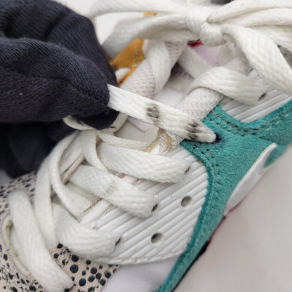 【中古品】【メンズ】 DH5075-100 WOMEN'S AIR MAX 90 SE ウィメンズ エア マックス 90 エスイー スニーカー シューズ 靴 160-260311-cs-19-izu サイズ：27cm カラー：WHITE/WHITE-LIGHT CURRY-HABANERO RED 万代Net店