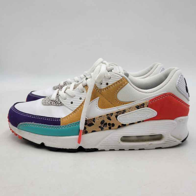 【中古品】【メンズ】 DH5075-100 WOMEN'S AIR MAX 90 SE ウィメンズ エア マックス 90 エスイー スニーカー シューズ 靴 160-260311-cs-19-izu サイズ：27cm カラー：WHITE/WHITE-LIGHT CURRY-HABANERO RED 万代Net店
