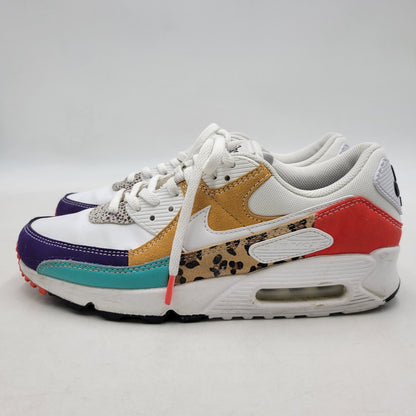 【中古品】【メンズ】 DH5075-100 WOMEN'S AIR MAX 90 SE ウィメンズ エア マックス 90 エスイー スニーカー シューズ 靴 160-260311-cs-19-izu サイズ：27cm カラー：WHITE/WHITE-LIGHT CURRY-HABANERO RED 万代Net店