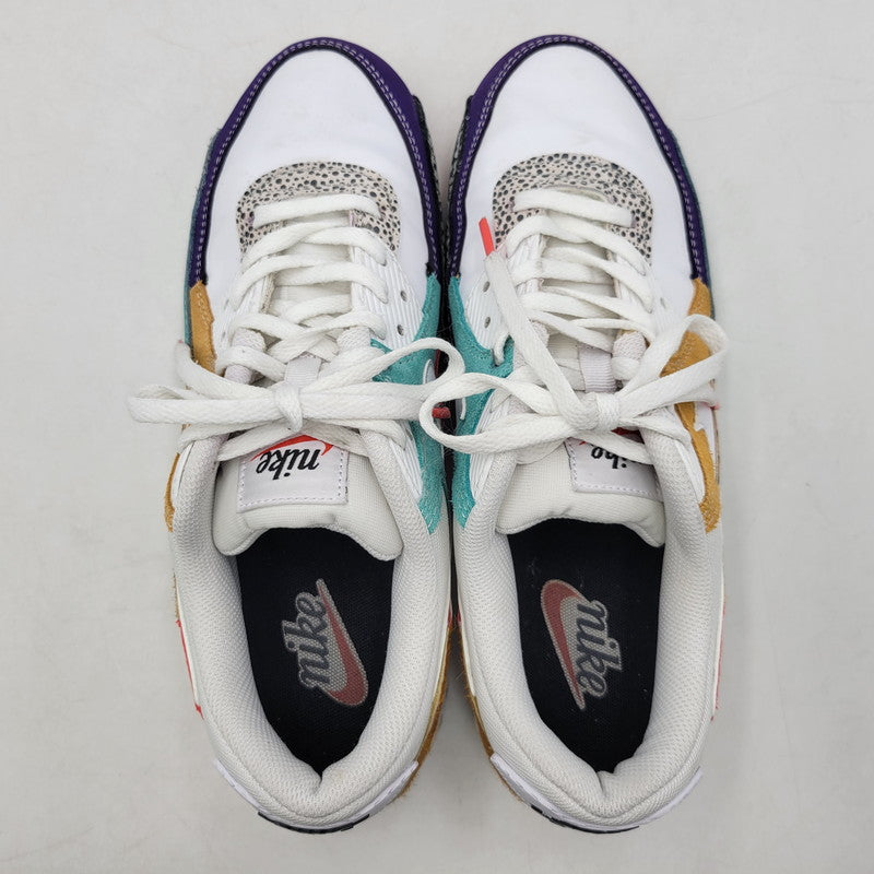 【中古品】【メンズ】 DH5075-100 WOMEN'S AIR MAX 90 SE ウィメンズ エア マックス 90 エスイー スニーカー シューズ 靴 160-260311-cs-19-izu サイズ：27cm カラー：WHITE/WHITE-LIGHT CURRY-HABANERO RED 万代Net店