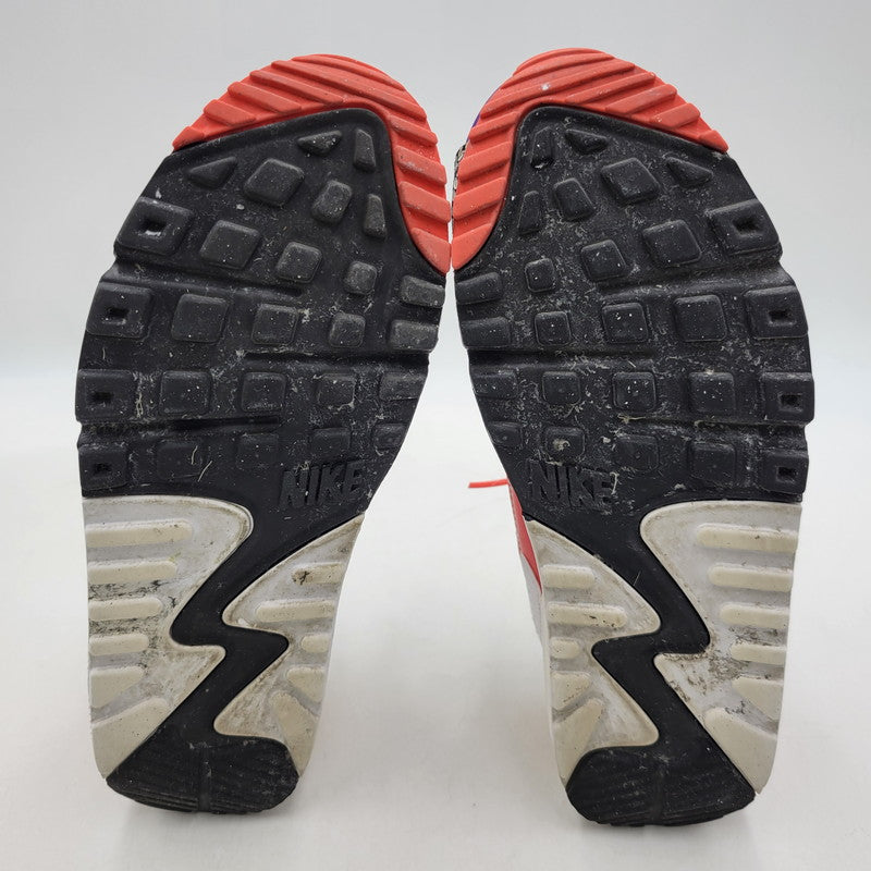 【中古品】【メンズ】 DH5075-100 WOMEN'S AIR MAX 90 SE ウィメンズ エア マックス 90 エスイー スニーカー シューズ 靴 160-260311-cs-19-izu サイズ：27cm カラー：WHITE/WHITE-LIGHT CURRY-HABANERO RED 万代Net店