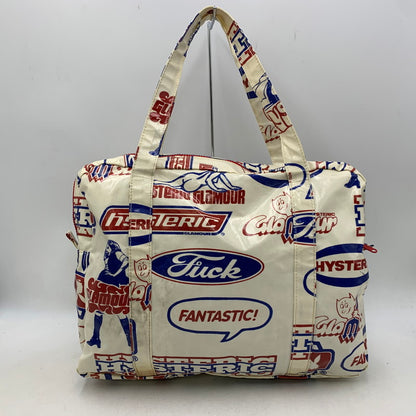 【現状渡し品】【メンズ/レディース】 00’S LOGO TOTE BAG ロゴ トート バッグ カバン 鞄 188-260309-cs-10-izu カラー：ホワイト 万代Net店