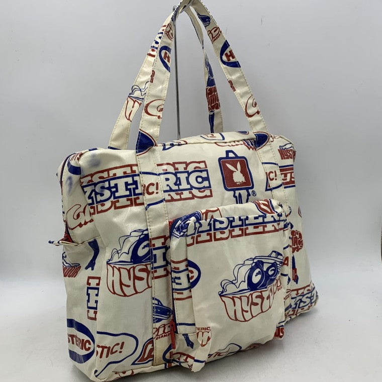 【現状渡し品】【メンズ/レディース】 00’S LOGO TOTE BAG ロゴ トート バッグ カバン 鞄 188-260309-cs-10-izu カラー：ホワイト 万代Net店