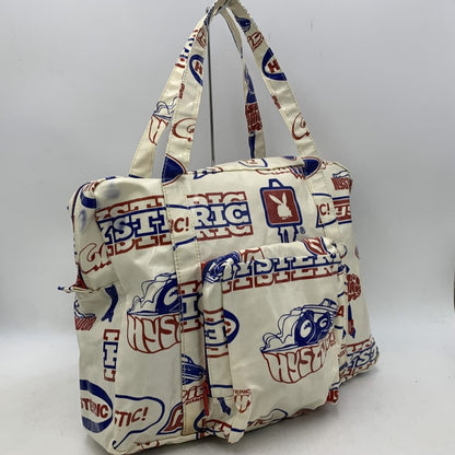 【現状渡し品】【メンズ/レディース】 00’S LOGO TOTE BAG ロゴ トート バッグ カバン 鞄 188-260309-cs-10-izu カラー：ホワイト 万代Net店