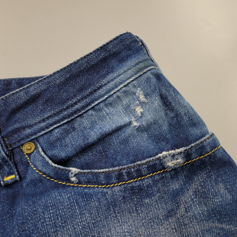 【中古品】【メンズ】 RUKY FLARE DENIM PANTS フレア デニムパンツ ジーンズ ボトムス 152-260314-as-21-izu サイズ：30×30 カラー：インディゴ 万代Net店