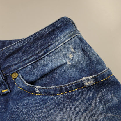 【中古品】【メンズ】 RUKY FLARE DENIM PANTS フレア デニムパンツ ジーンズ ボトムス 152-260314-as-21-izu サイズ：30×30 カラー：インディゴ 万代Net店