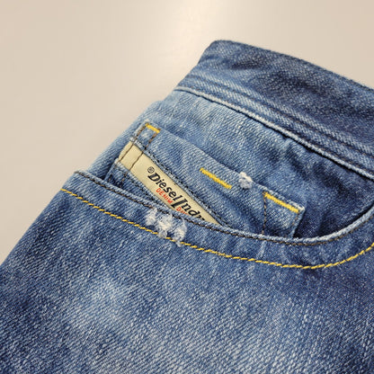 【中古品】【メンズ】 RUKY FLARE DENIM PANTS フレア デニムパンツ ジーンズ ボトムス 152-260314-as-21-izu サイズ：30×30 カラー：インディゴ 万代Net店