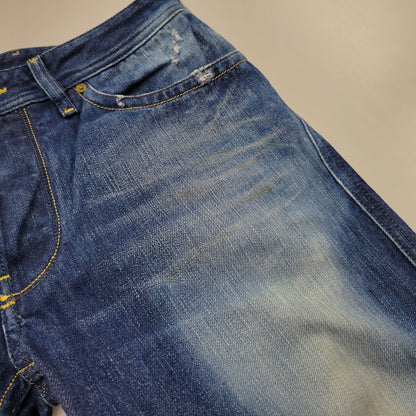 【中古品】【メンズ】 RUKY FLARE DENIM PANTS フレア デニムパンツ ジーンズ ボトムス 152-260314-as-21-izu サイズ：30×30 カラー：インディゴ 万代Net店