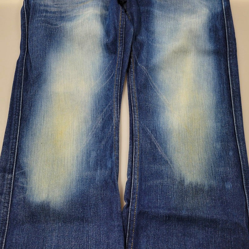 【中古品】【メンズ】 RUKY FLARE DENIM PANTS フレア デニムパンツ ジーンズ ボトムス 152-260314-as-21-izu サイズ：30×30 カラー：インディゴ 万代Net店