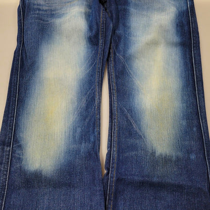 【中古品】【メンズ】 RUKY FLARE DENIM PANTS フレア デニムパンツ ジーンズ ボトムス 152-260314-as-21-izu サイズ：30×30 カラー：インディゴ 万代Net店