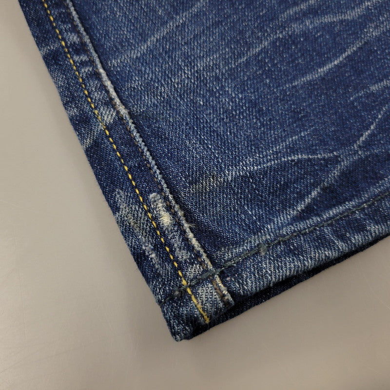 【中古品】【メンズ】 RUKY FLARE DENIM PANTS フレア デニムパンツ ジーンズ ボトムス 152-260314-as-21-izu サイズ：30×30 カラー：インディゴ 万代Net店