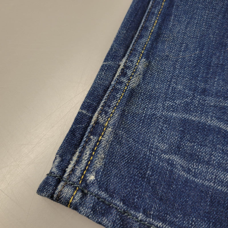 【中古品】【メンズ】 RUKY FLARE DENIM PANTS フレア デニムパンツ ジーンズ ボトムス 152-260314-as-21-izu サイズ：30×30 カラー：インディゴ 万代Net店