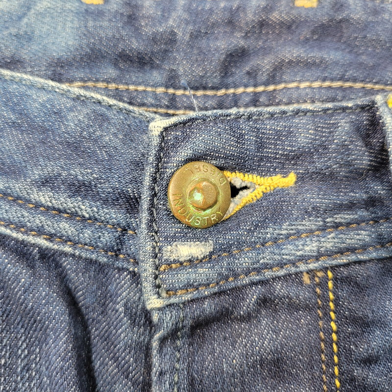 【中古品】【メンズ】 RUKY FLARE DENIM PANTS フレア デニムパンツ ジーンズ ボトムス 152-260314-as-21-izu サイズ：30×30 カラー：インディゴ 万代Net店