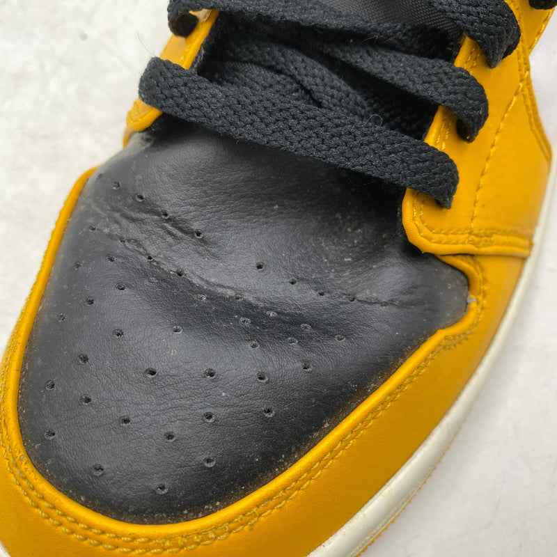 【中古品】【メンズ】 AIR JORDAN 1 MID 554724-701 エア ジョーダン 1 ミッド スニーカー シューズ 靴 160-260313-ay-11-izu サイズ：27cm カラー：TAXI/BLACK-WHITE 万代Net店