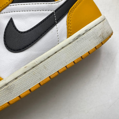 【中古品】【メンズ】 AIR JORDAN 1 MID 554724-701 エア ジョーダン 1 ミッド スニーカー シューズ 靴 160-260313-ay-11-izu サイズ：27cm カラー：TAXI/BLACK-WHITE 万代Net店
