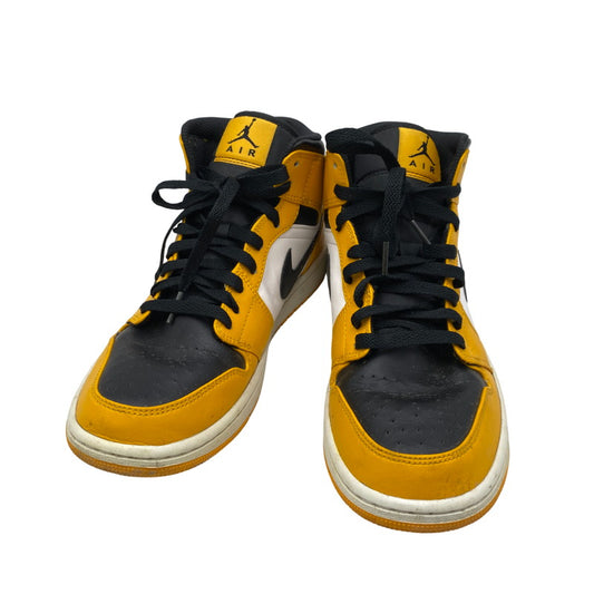 【中古品】【メンズ】 AIR JORDAN 1 MID 554724-701 エア ジョーダン 1 ミッド スニーカー シューズ 靴 160-260313-ay-11-izu サイズ：27cm カラー：TAXI/BLACK-WHITE 万代Net店