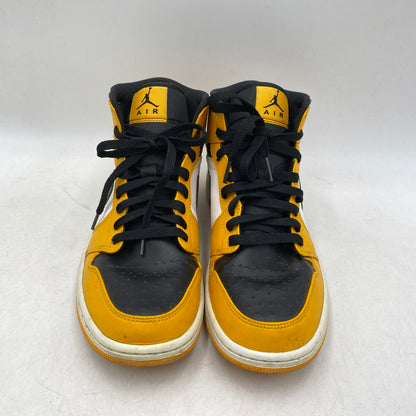 【中古品】【メンズ】 AIR JORDAN 1 MID 554724-701 エア ジョーダン 1 ミッド スニーカー シューズ 靴 160-260313-ay-11-izu サイズ：27cm カラー：TAXI/BLACK-WHITE 万代Net店
