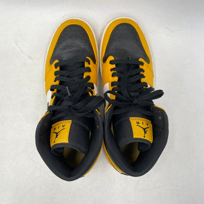 【中古品】【メンズ】 AIR JORDAN 1 MID 554724-701 エア ジョーダン 1 ミッド スニーカー シューズ 靴 160-260313-ay-11-izu サイズ：27cm カラー：TAXI/BLACK-WHITE 万代Net店
