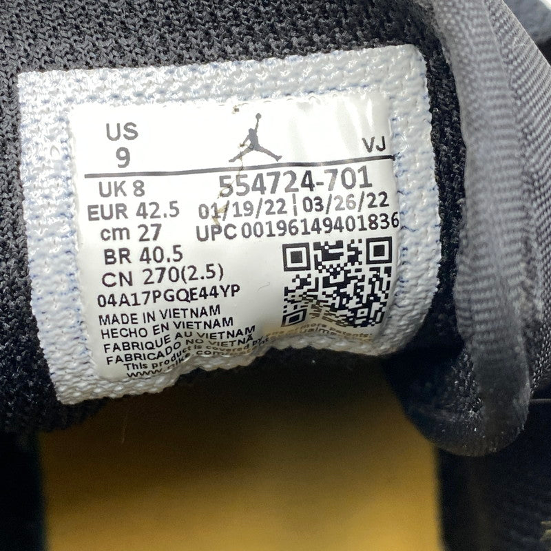 【中古品】【メンズ】 AIR JORDAN 1 MID 554724-701 エア ジョーダン 1 ミッド スニーカー シューズ 靴 160-260313-ay-11-izu サイズ：27cm カラー：TAXI/BLACK-WHITE 万代Net店