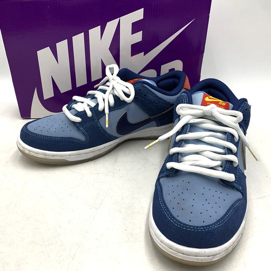 【中古品】【メンズ】 NIKE × WHY SO SAD? ナイキ×ワイソーサッド DX5549-400 SB DUNK LOW エスビー ダンク ロー スニーカー シューズ 靴 160-260309-cs-04-izu サイズ：27cm カラー：COASTAL BLUE/COASTAL BLUE 万代Net店