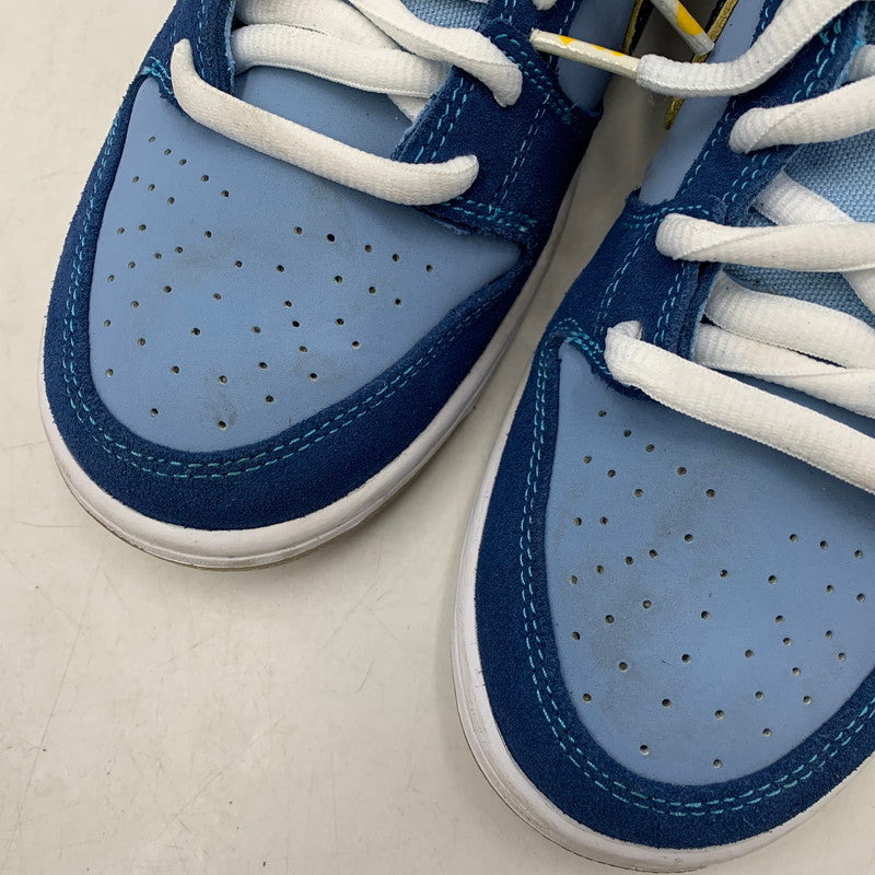 【中古品】【メンズ】 NIKE × WHY SO SAD? ナイキ×ワイソーサッド DX5549-400 SB DUNK LOW エスビー ダンク ロー スニーカー シューズ 靴 160-260309-cs-04-izu サイズ：27cm カラー：COASTAL BLUE/COASTAL BLUE 万代Net店