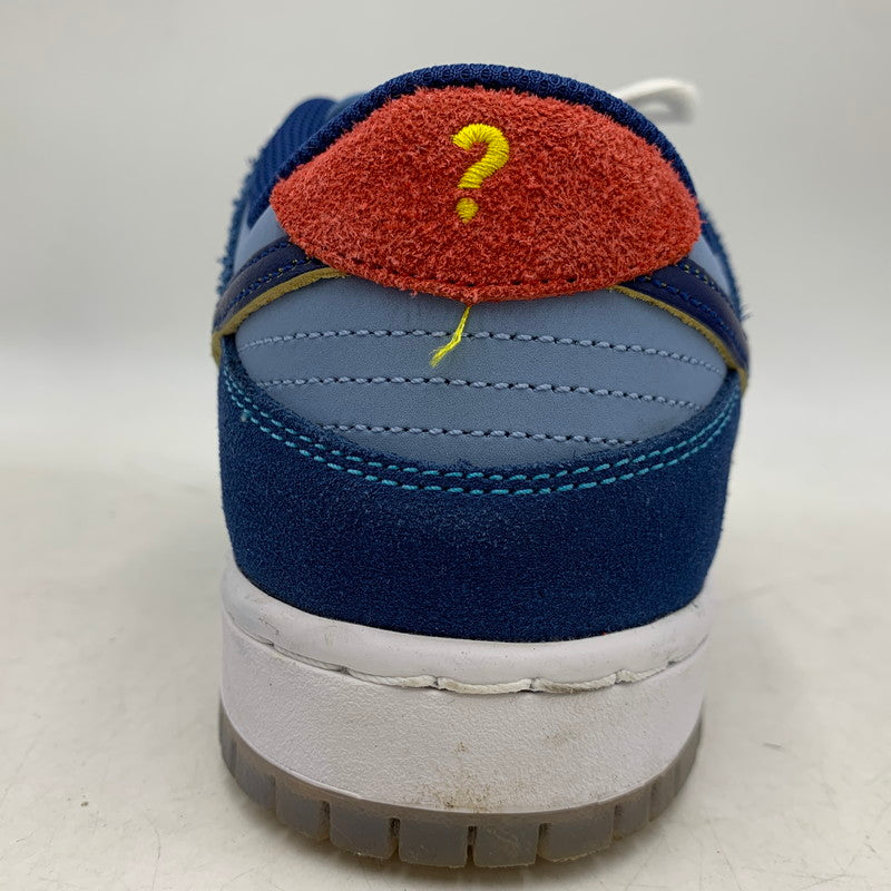 【中古品】【メンズ】 NIKE × WHY SO SAD? ナイキ×ワイソーサッド DX5549-400 SB DUNK LOW エスビー ダンク ロー スニーカー シューズ 靴 160-260309-cs-04-izu サイズ：27cm カラー：COASTAL BLUE/COASTAL BLUE 万代Net店