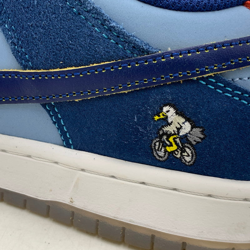 【中古品】【メンズ】 NIKE × WHY SO SAD? ナイキ×ワイソーサッド DX5549-400 SB DUNK LOW エスビー ダンク ロー スニーカー シューズ 靴 160-260309-cs-04-izu サイズ：27cm カラー：COASTAL BLUE/COASTAL BLUE 万代Net店