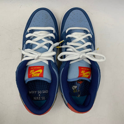 【中古品】【メンズ】 NIKE × WHY SO SAD? ナイキ×ワイソーサッド DX5549-400 SB DUNK LOW エスビー ダンク ロー スニーカー シューズ 靴 160-260309-cs-04-izu サイズ：27cm カラー：COASTAL BLUE/COASTAL BLUE 万代Net店