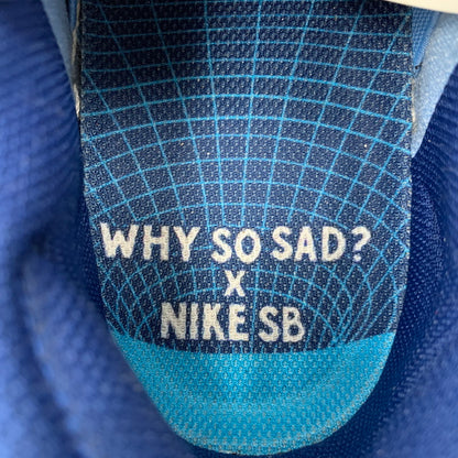 【中古品】【メンズ】 NIKE × WHY SO SAD? ナイキ×ワイソーサッド DX5549-400 SB DUNK LOW エスビー ダンク ロー スニーカー シューズ 靴 160-260309-cs-04-izu サイズ：27cm カラー：COASTAL BLUE/COASTAL BLUE 万代Net店