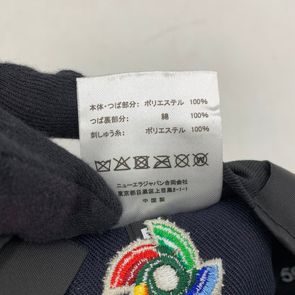 【中古美品】【メンズ/レディース】 NEW ERA × ATMOS ニューエラ×アトモス 59FIFTY WBC J LOGO SIDE FLAG ダブリュービーシー ジェイ ロゴ サイド フラッグ キャップ 帽子 185-260309-cs-14-izu サイズ：8/63.5cm カラー：ネイビー 万代Net店