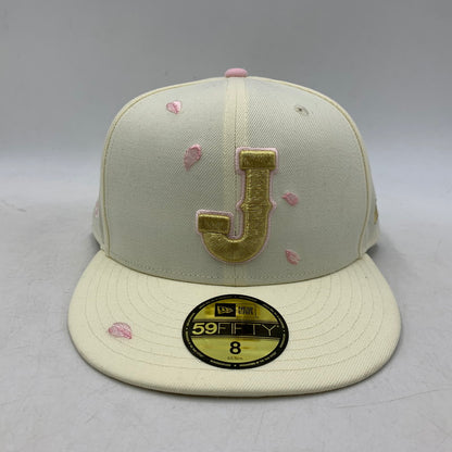 【中古品】【メンズ/レディース】 NEW ERA × THE CAP ニューエラ ザ キャップ 59FIFTY WORLD BASEBALL CLASSIC SAKURAFUBUKI ワールド ベースボール クラシック サクラフブキ キャップ 帽子 185-260309-cs-13-izu サイズ：8/63.5cm カラー：アイボリー 万代Net店