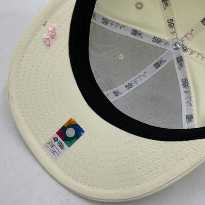 【中古品】【メンズ/レディース】 NEW ERA × THE CAP ニューエラ ザ キャップ 59FIFTY WORLD BASEBALL CLASSIC SAKURAFUBUKI ワールド ベースボール クラシック サクラフブキ キャップ 帽子 185-260309-cs-13-izu サイズ：8/63.5cm カラー：アイボリー 万代Net店