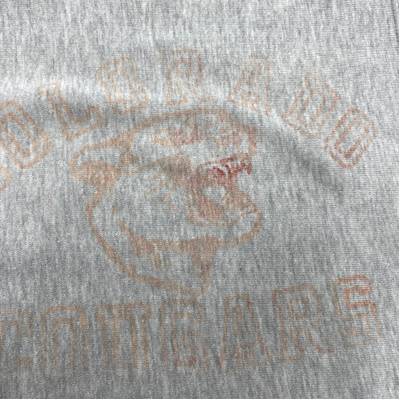 【中古品】【メンズ】 トリコタグ前期 COLORADO COUGARS REVERSE WEAVE SWEATSHIRT コロラド クーガーズ リバースウィーブ スウェットシャツ トレーナー 長袖 トップス 146-260309-kh-07-izu サイズ：M カラー：グレー 万代Net店