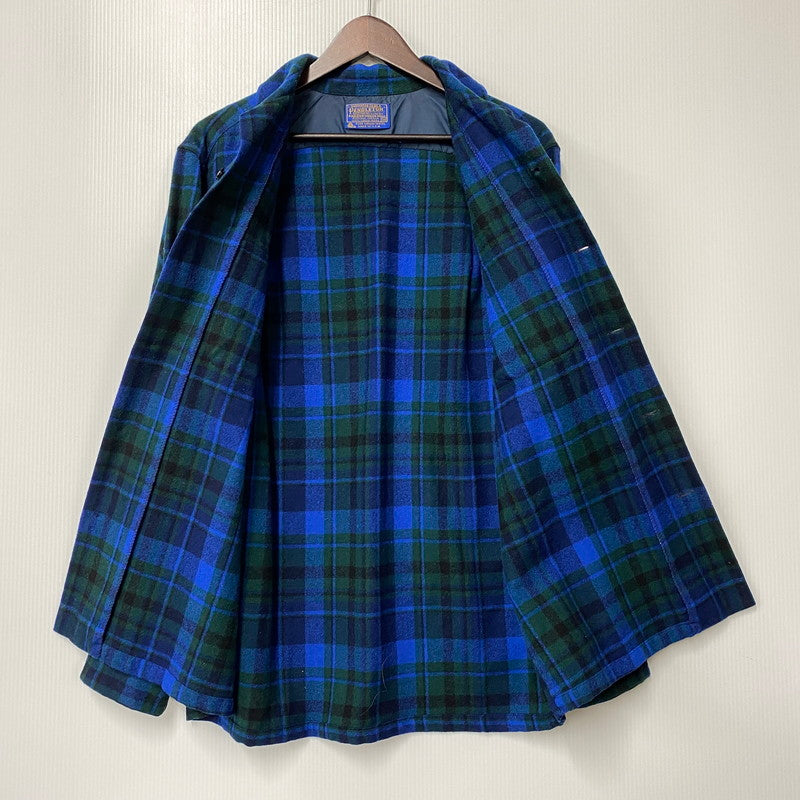 【中古品】【メンズ】 BOARD SHIRT ボード シャツ トップス 長袖 146-260309-kh-09-izu サイズ：M カラー：ブルー×グリーン 万代Net店