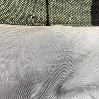 【中古品】【メンズ】 VINTAGE OPEN COLLAR CHECK LS SHIRT オープン カラー チェック ロングスリーブ シャツ トップス 長袖 146-260309-kh-08-izu カラー：ライトグリーン×ブラック 万代Net店