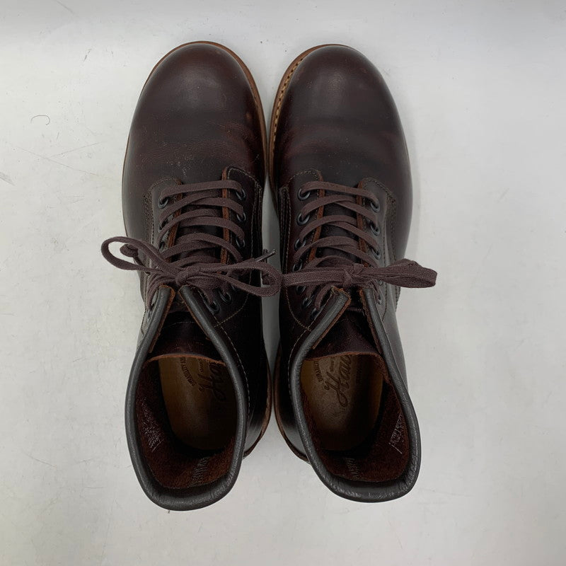 【中古品】【メンズ/レディース】 HAWKINS ホーキンス HL40071 6INCH PLAIN BOOTS 6インチ プレーン ブーツ シューズ 靴 164-260309-cs-01-izu サイズ：25.5cm 万代Net店