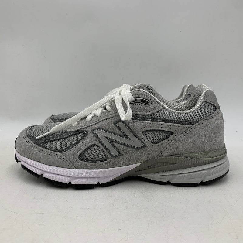 【中古品】【メンズ/レディース】 990V4 スニーカー シューズ 靴 162-260309-cs-09-izu サイズ：25.5cm カラー：グレー 万代Net店