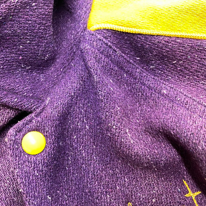 【現状渡し品】【メンズ】 FITT BROS フィットブロス SOUTH SHORE AWARD JACKET サウスショア アワード ジャケット アウター 146-260309-kh-10-izu カラー：パープル×イエロー 万代Net店