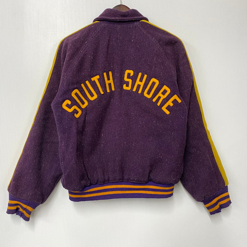 【現状渡し品】【メンズ】 FITT BROS フィットブロス SOUTH SHORE AWARD JACKET サウスショア アワード ジャケット アウター 146-260309-kh-10-izu カラー：パープル×イエロー 万代Net店
